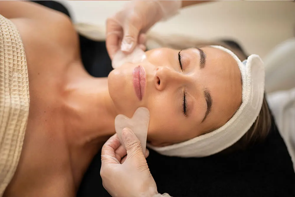 Gua Sha, cupping a maderoterapia tváre